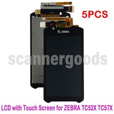 5PCS LCD with Touch Screen Replacement for ZEBRA TC52X TC57X TC52AX