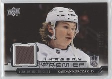 2022 Upper Deck Premier Dynamic Imagery Rookies Jersey /300 Kaedan Korczak 15ok