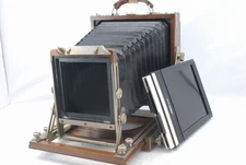Read Nagaoka Seisakusho 4x5 Wood Field Camera Body w/Elite Holder *NB2113