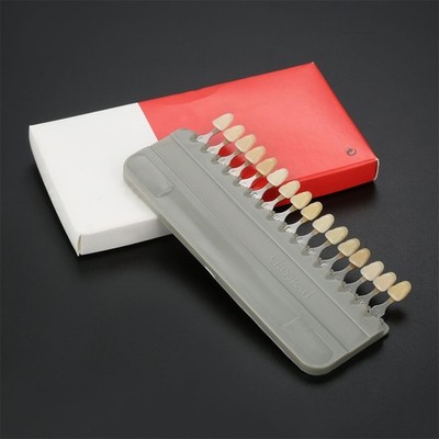 Durable Shade Guide Teeth 16 Colors Dental Dentist Materials Whitening