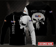 Personalized Name Fedex Purple Custom Full Print 3D Hoodie