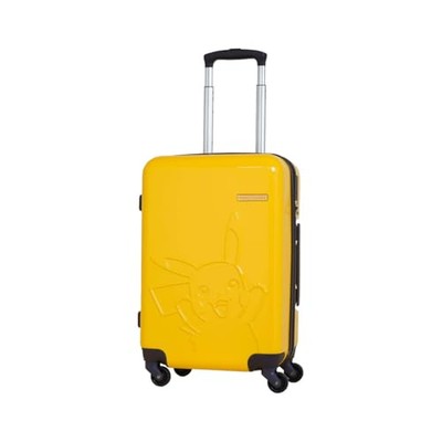 Pokemon Suitcase Pikachu PK-0864-50 Small 37L Carry-on 19.7x14.0x9.1 inch yellow