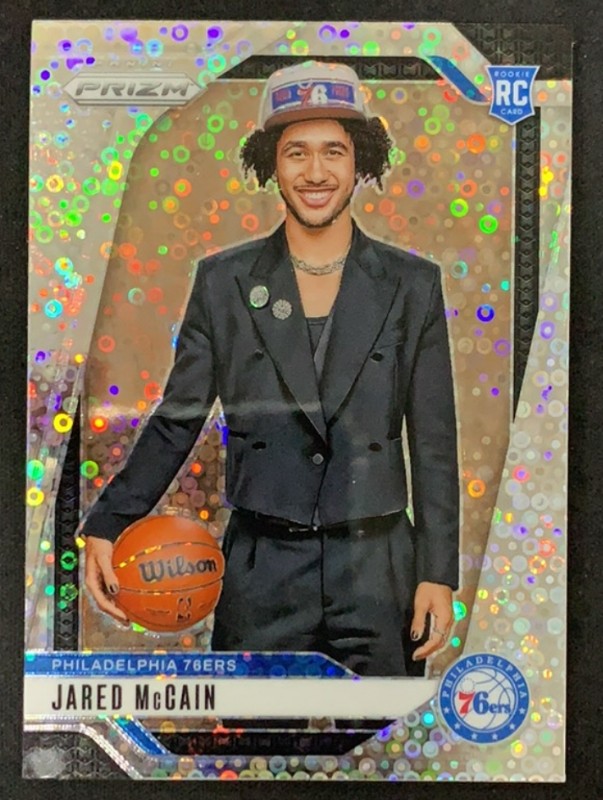 Jared McCain 2024-25 Panini Prizm Disco RC 76ers #222