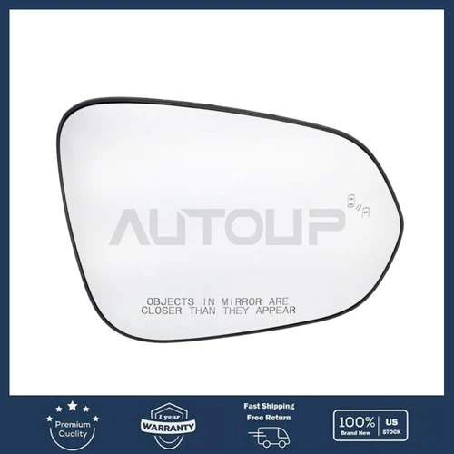 Rear View Mirror Glass Right Side for Lexus NX 15-21 RX 16-22 Heated Blind Spot