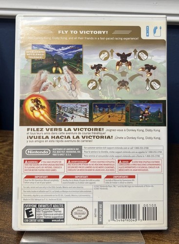 Donkey Kong Barrel Blast (Nintendo Wii 2007) CIB Free Shipping!!! - Picture 2 of 4