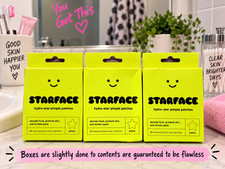 Starface Hydro-Star Pimple Patches Yellow 32 ct x 3 96 Total Mighty Hydrocolloid