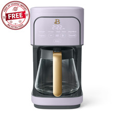 Beautiful 12 Cup Programmable Coffee Maker, Lavender by Drew Barrymore, NEW 