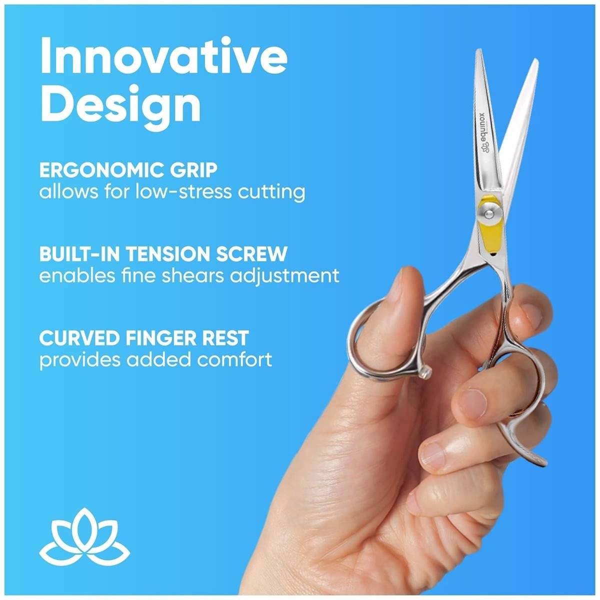 Ergonomic 6.5-inch Hair Cutting Scissors – Japanese Stainless