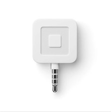 Square 3.5mm Jack Credit/Debit Magstripe Card Square Reader - White