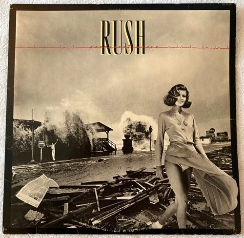 Rush ‎– Permanent Waves LP 1980 Mercury ‎– SRM-1-4001  VG+ - Ex