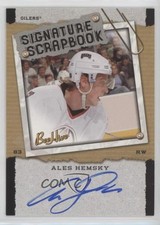 2006-07 Upper Deck Bee Hive Signature Scrapbook Ales Hemsky #SS-AH Auto 1o3