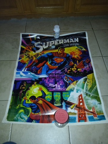 1978 Superman Movie Poster Original 27"x"22 - Picture 6 of 6