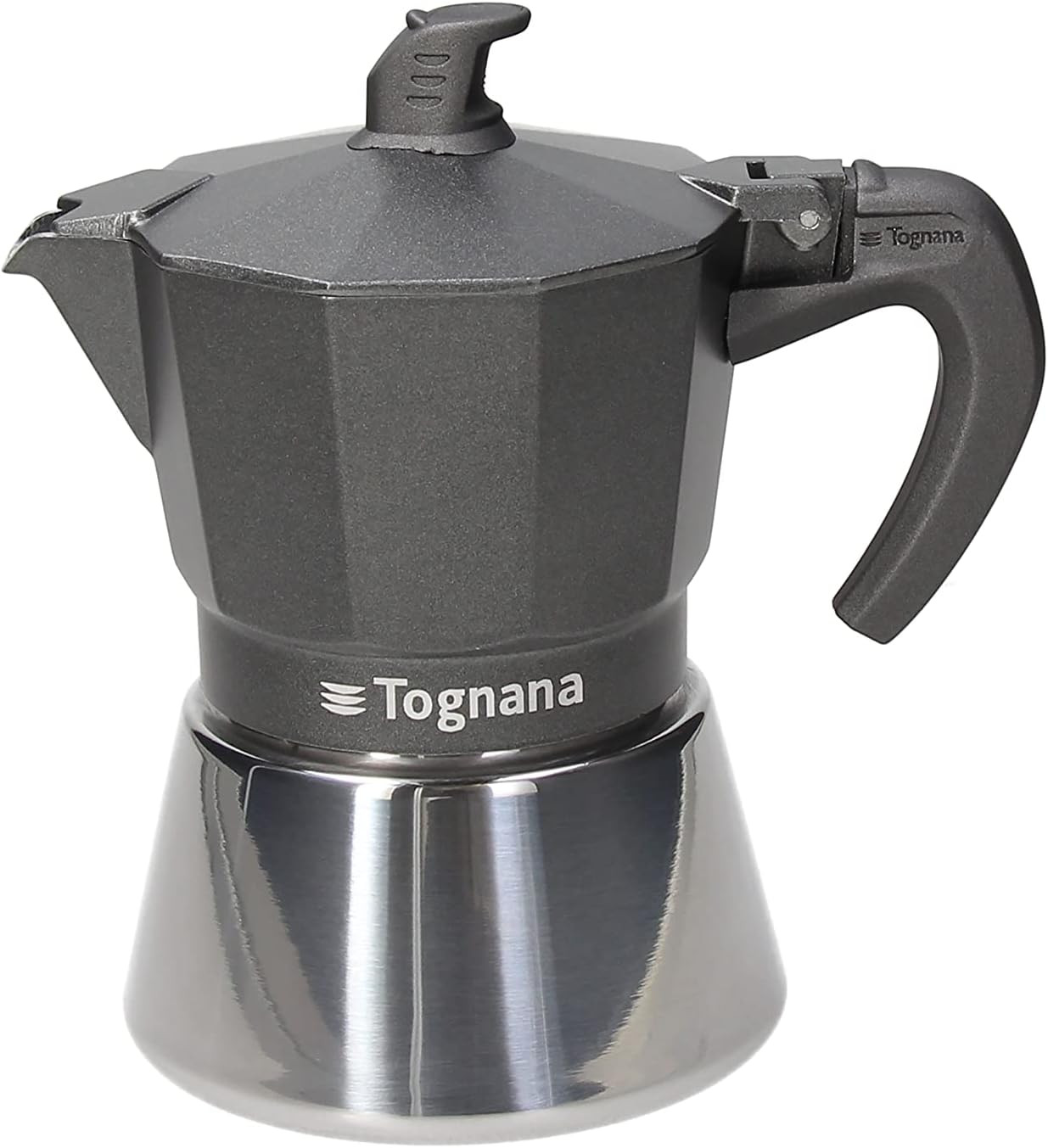 Moka Induzione 3 Tazze Ultra Class Grigio | Offerta Imperdibile Tognana