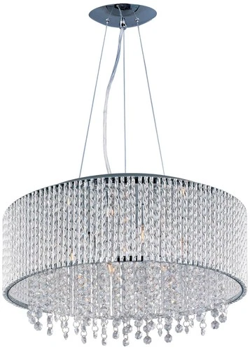 ET2 Spiral 22 1/2" Wide 10-Light Crystal Pendant Light - Picture 2 of 6