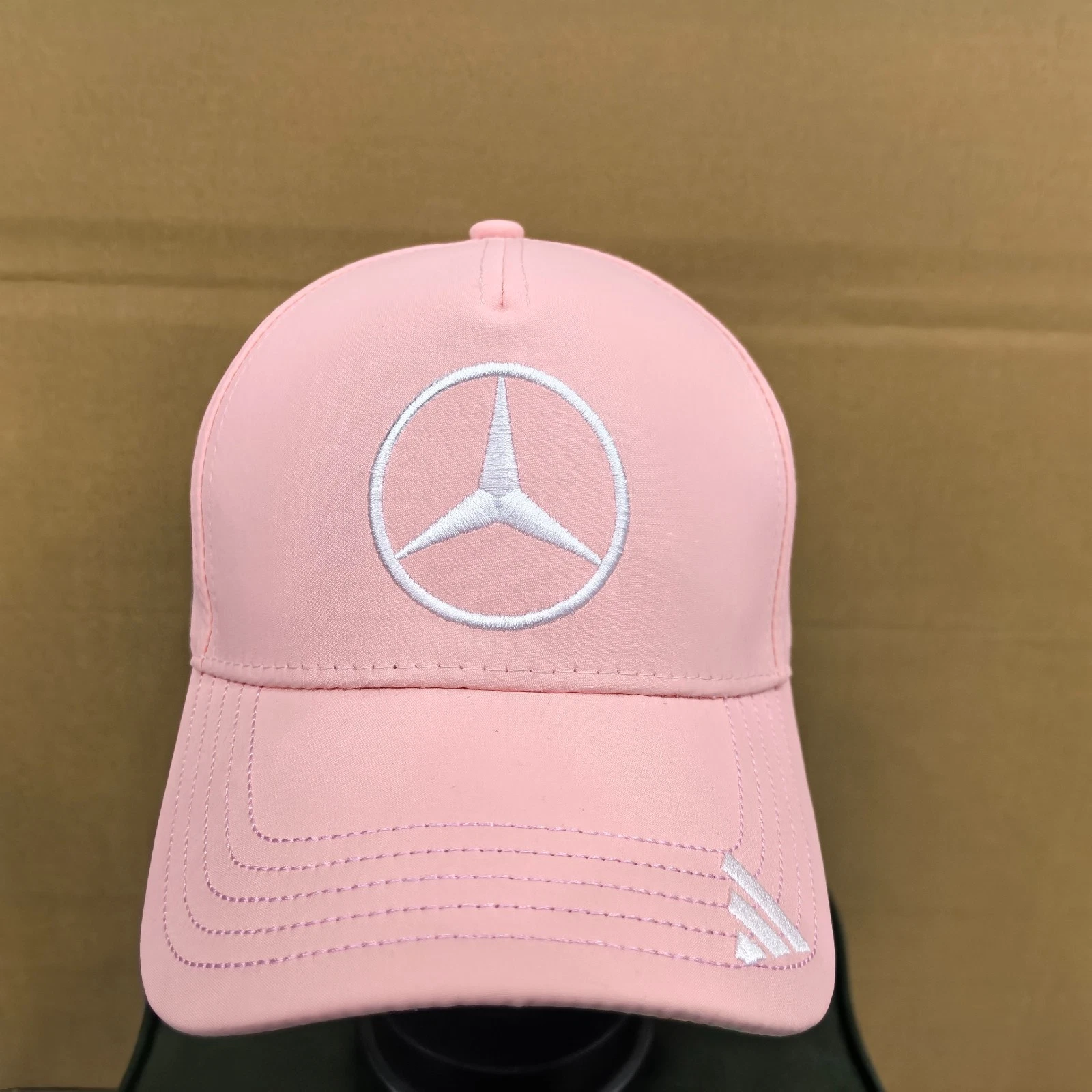 Mercedes F1 Benz Racing Unisex Outdoor Sports Adjustable Baseball Cap Pink