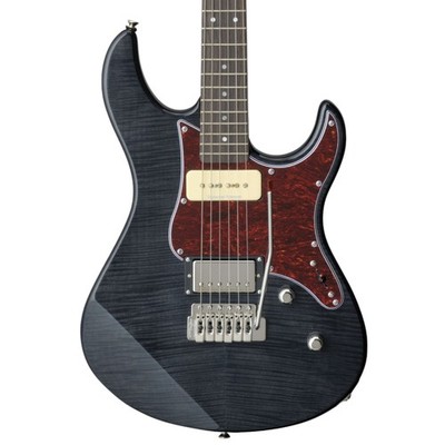 Yamaha PAC611VFM Pacifica Electric Guitar, Translucent Black