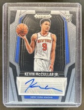 2024-25 Panini Prizm Black Kevin McCullar Jr. Rookie RC Auto #RS-KMJ Knicks