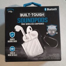 iHip Built-Tough SoundPods True Wireless Bluetooth In-Ear Earbuds Double