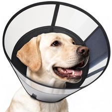 Soft Dog Cone Alternative After Surgery, Elizabethan Recovery Collar for Smal...