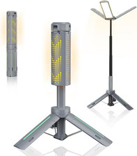 Rechargeable 8000mAh Camping and Work Light with Adjustable Stand 3.4 ft, 3000