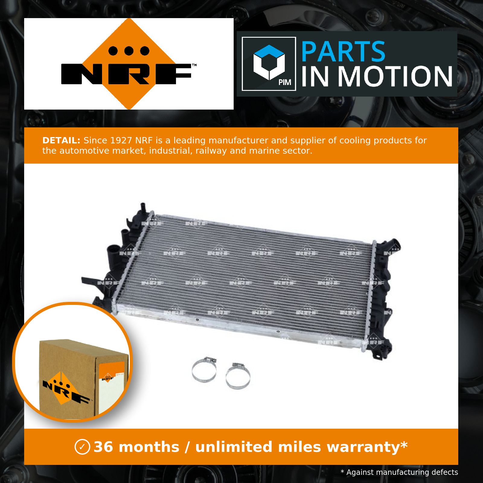 Radiator fits OPEL VECTRA B 2.5 95 to 00 X25XE 5-Speed Manual Transmission NRF