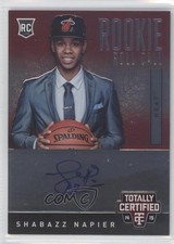2014-15 Panini Totally Certified Rookie Roll Call 79/299 Shabazz Napier Auto 1l7
