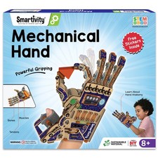 Smartivity DIY Robotic Mechanical Hand STEM Toy 40.2 x 29 x 8.9 cm, Silver