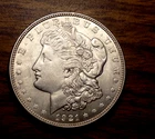 MORGAN SILVER DOLLAR 1921 D GEM BU MS++++++ BLAZING FROSTY PQ