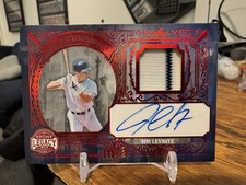 2025 Leaf Bronx Legacy Jim Leyritz Game Used Memorabilia Auto #/6 SSP