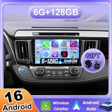 Car Stereo For Toyota RAV4 2013-2018 Android16 GPS Sat Nav 6G+128GB CarPlay DAB+