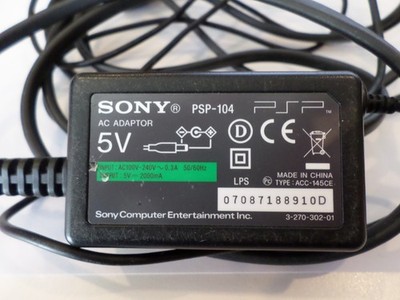 Original Notebook Netzteil SONY 5 V PSP-104 PSP gebraucht