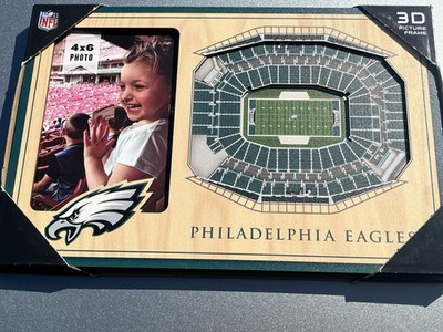 Philadelphia Eagles 3D  Picture Frame NFL 4x6 Photo Lincoln Financial Field New