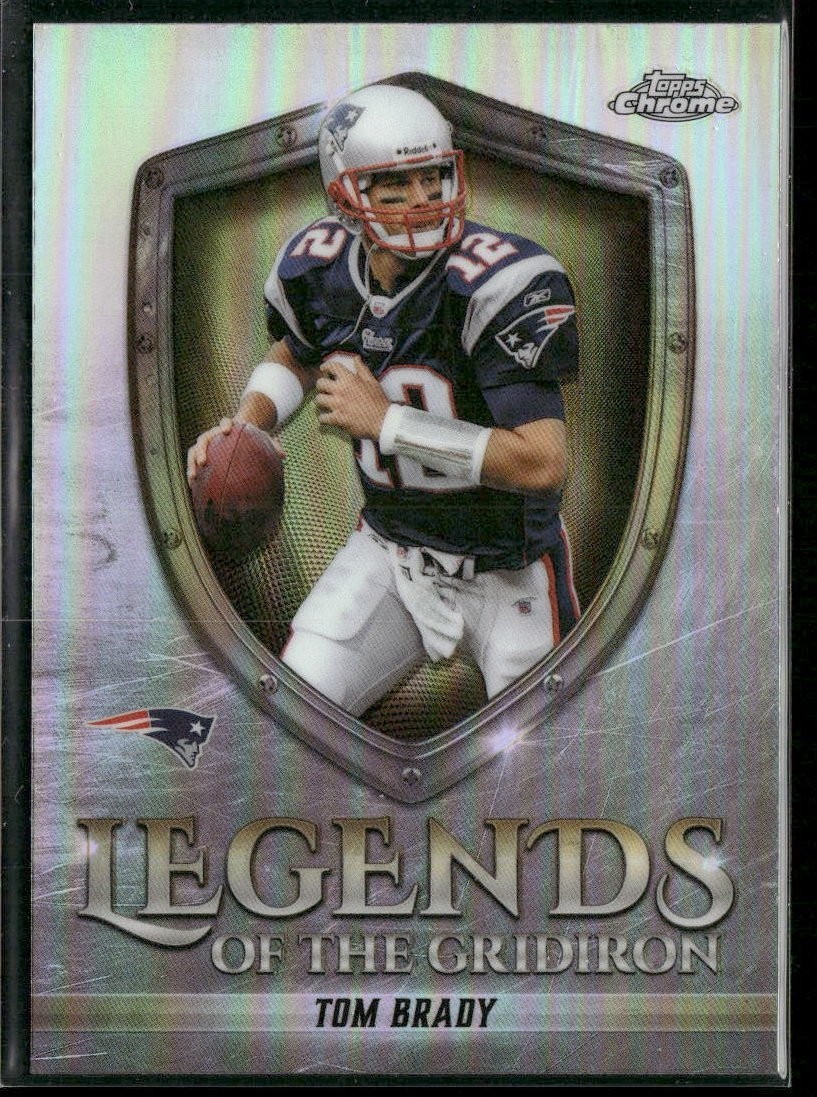 2025 Topps Chrome Tom Brady #LOG-9 Legends Gridiron Refractor Patriots FB1265