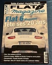 FLAT 6 Magazine Porsche 237 Novembre 2010 964 RS 997 Gt2 RS Boxster 986 911S 2.2