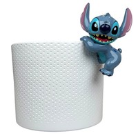 Blumentopf Deko AnhäNger Stitch 9X7 Cm Aus Kunststoff - Disney Topf AnhäNger