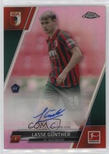 Lasse Gunther Chrome Bundesliga 2021/22 Pink Refractor /75 Auto