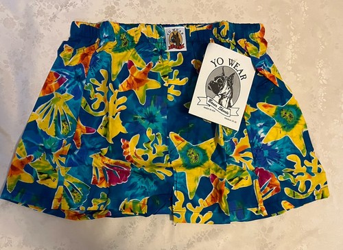 NOS VTG Max Boxxer Yo Wear Boxers Shorts 90s Ocean Starfish M 100% Cotton USA - Picture 1 of 4