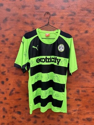 FOREST GREEN ROVERS SIGNIERT 2014/2016 HEIM FUSSBALLTRIKOT PUMA GRÖSSE L ERWACHSENE