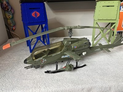 GI Joe Dragonfly Helicopter No Missiles w/ 3D Printed Skids
