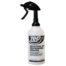 Zep Industrial 48 Ounce Sprayer Bottle With Adjustable Nozzle And Ergonomic T...