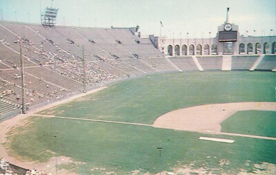 Scarce Los Angeles Dodgers in the Los Angeles Coliseum - George Tinker ...