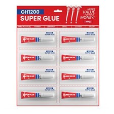 4 Gram x 8 Strong Super Glue All Purpose with Anticlog Cap. Super Fast  Stro...