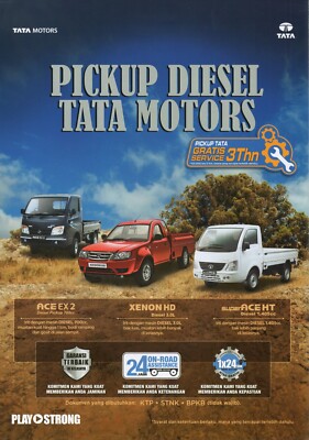 Tata Xenon pick-up & Ace truck (Thailand for Indonesia) _2018 Prospekt Brochure