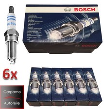 6x BOSCH ZÜNDKERZEN 0242236566 FR7HPP33+ DOPPELPLATIN AUDI VW SEAT SKODA V6 