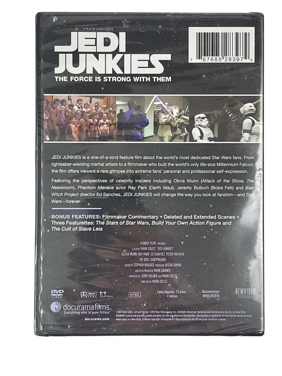 Jedi Junkies-DVD-Olivia Munn/Ray Park-Star Wars fandom/Cosplay-new/sealed  767685283974