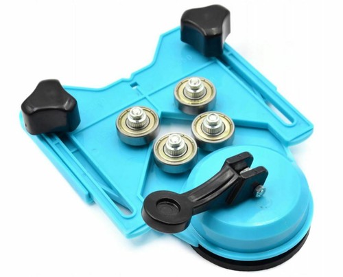 Bohrschablone Mit Saugnäpfen - Verstellbar 4-83mm Für Fliesen & Glas