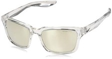 New Nike EV1004-900 Clear Spree M Sunglass with Grey Super Silver Flash Lenses