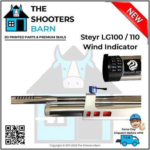 Indicador de viento giratorio Steyr LG100/110 modelos de descanso de banco a juego, desafío, pies - Imagen 21 de 29
