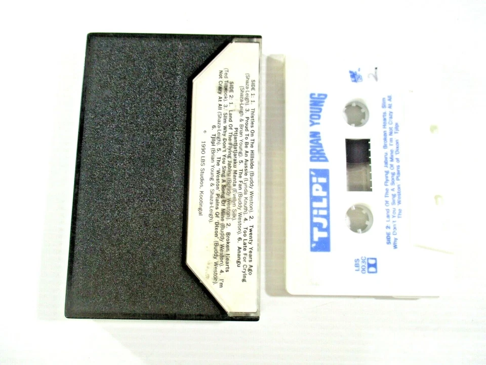 Brian Young TJiLPi Cassette Tape LBS Studios 1990 Tested Signed LBS 003C - Image 2 of 4