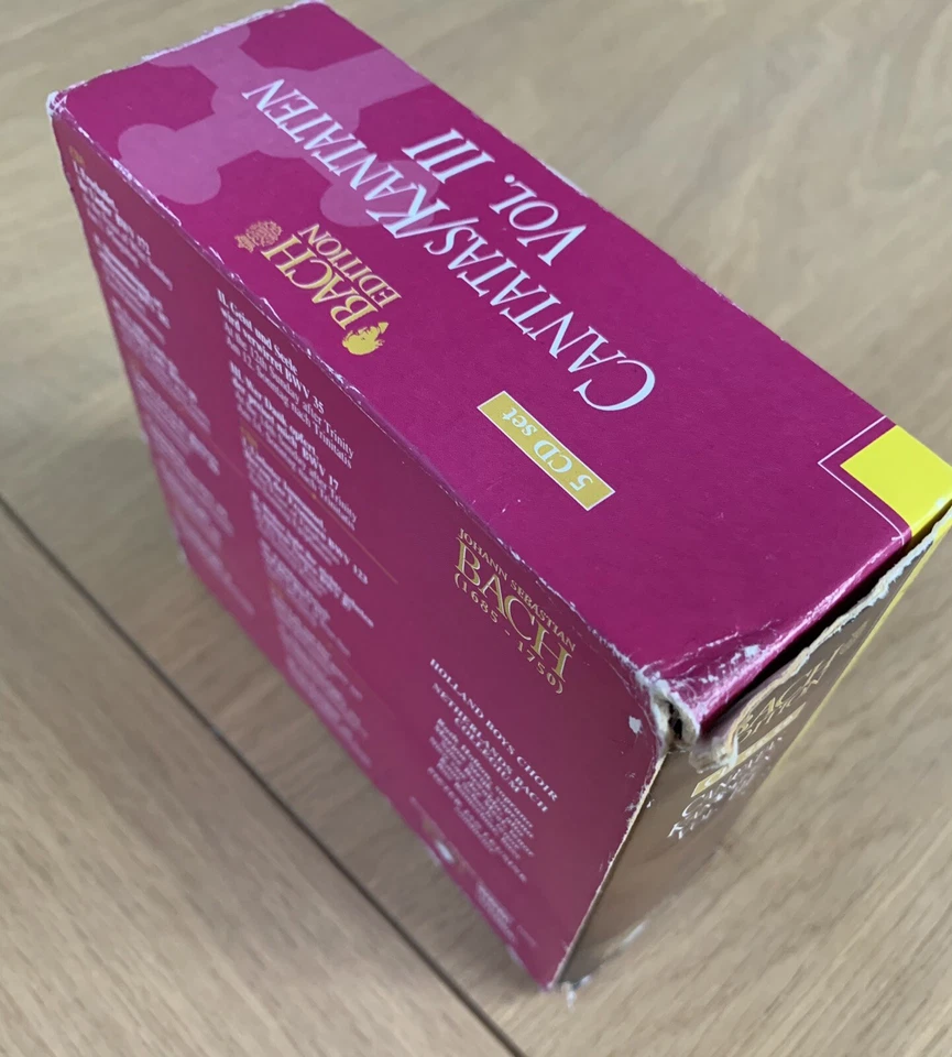 J.S. Bach - Cantatas Vol. III - 5 CD Set. Bach Edition Vol. 8 - Image 4 of 4